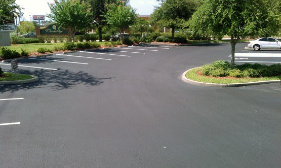 parking lot striping and stencils