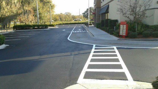 asphalt crosswalk stripes florida