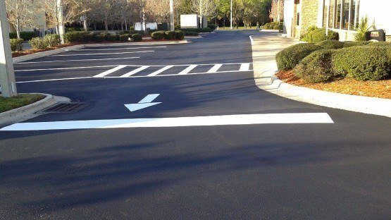 chic fil a parking lot sealcoating and striping florida