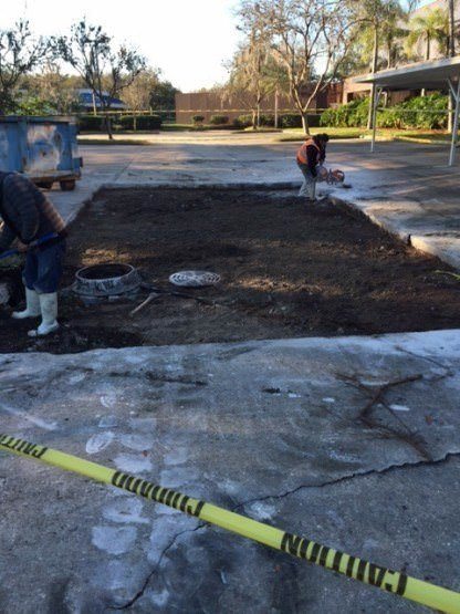 concrete sinkhole repair and demolition